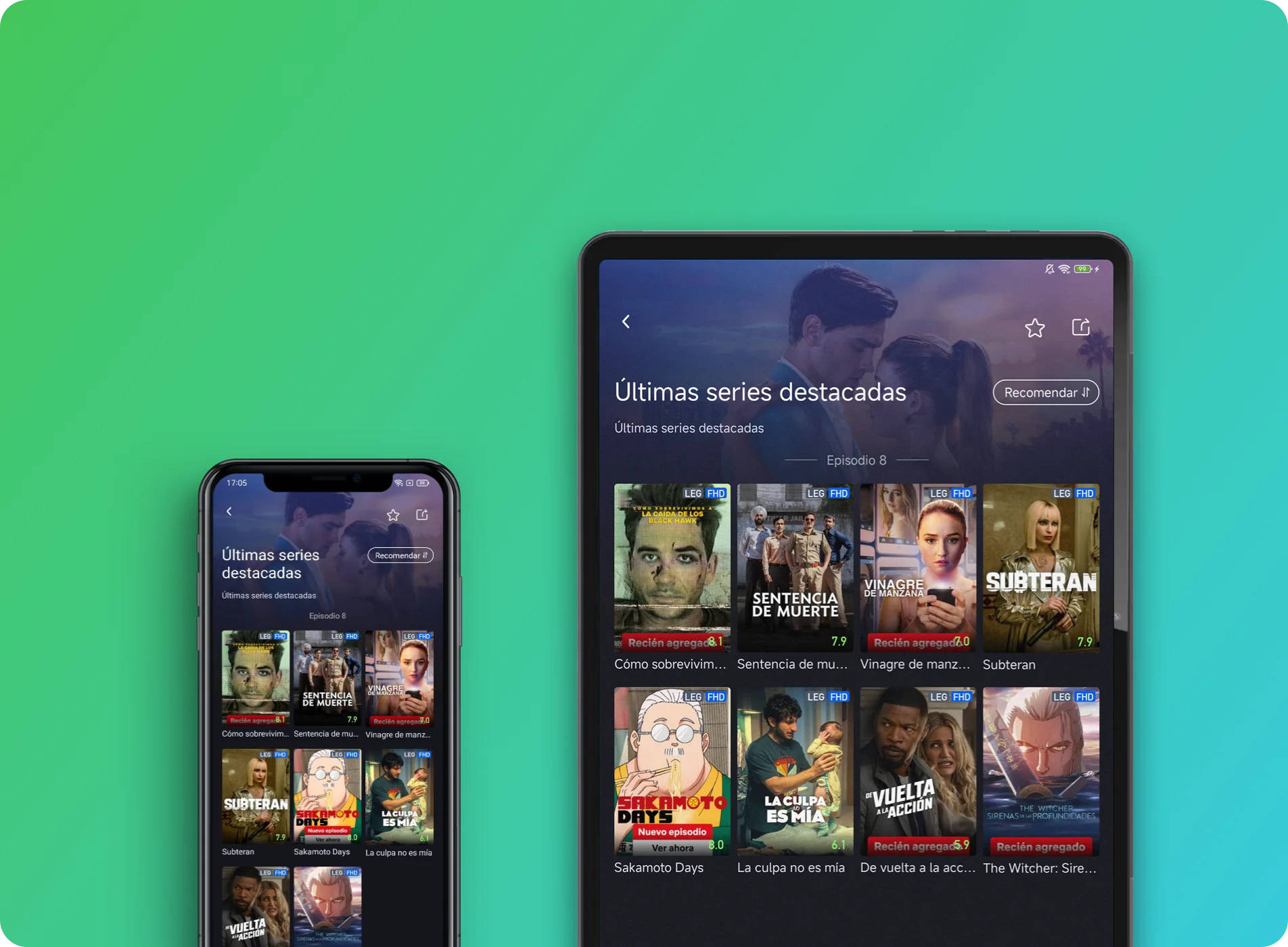 Compatible con dispositivos Android